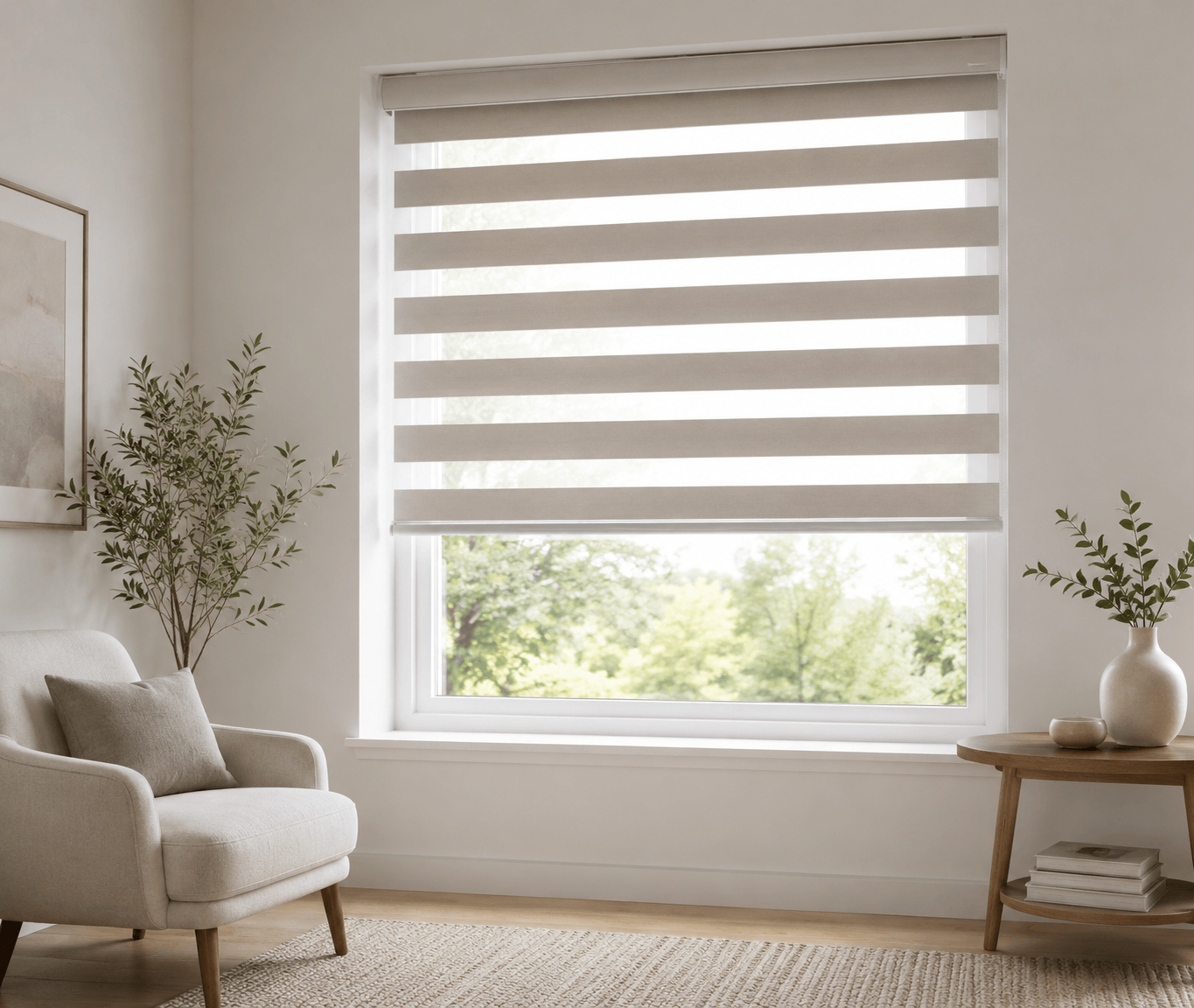 our day and night blinds ready now for measurement and fitting
