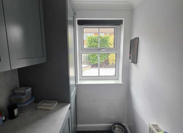 utility room blind open